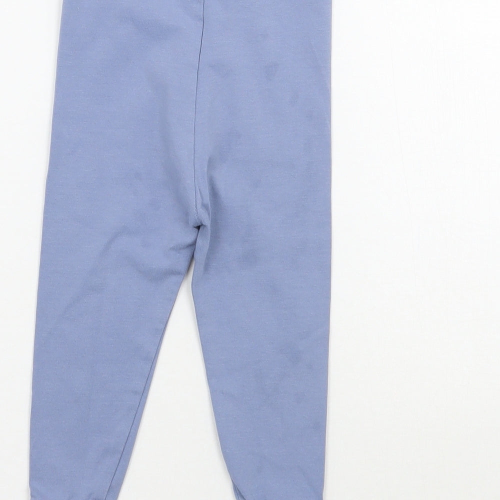 Mothercare Girls Purple   Capri Leggings Size 9-12 Months
