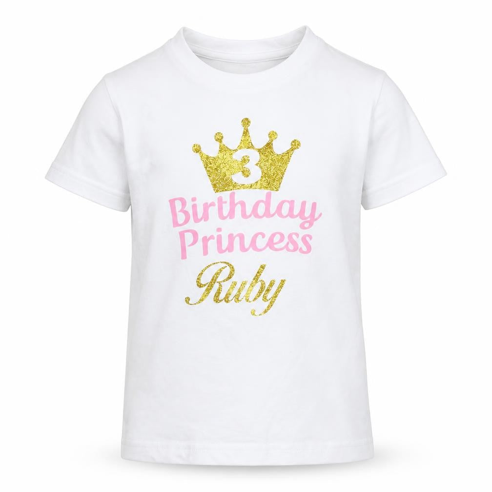 F&F Girls White   Basic T-Shirt Size 3-4 Years