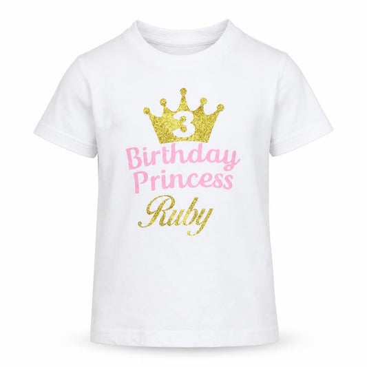F&F Girls White   Basic T-Shirt Size 3-4 Years