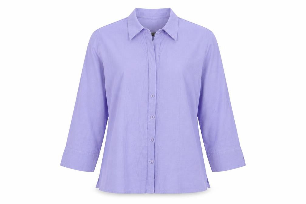 AMARANTO Womens Purple   Basic Button-Up Size 12