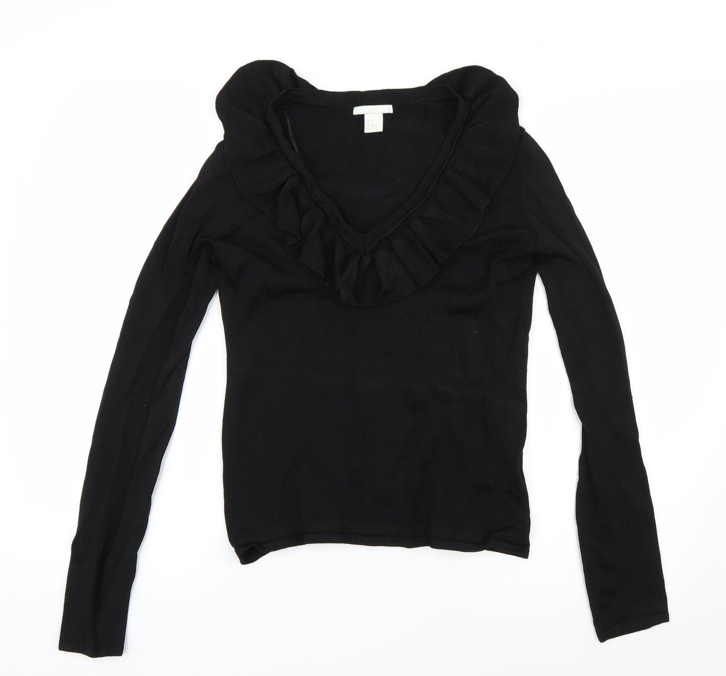 H&M Womens Black   Pullover Jumper Size M