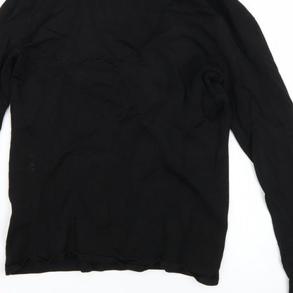 H&M Womens Black   Pullover Jumper Size M
