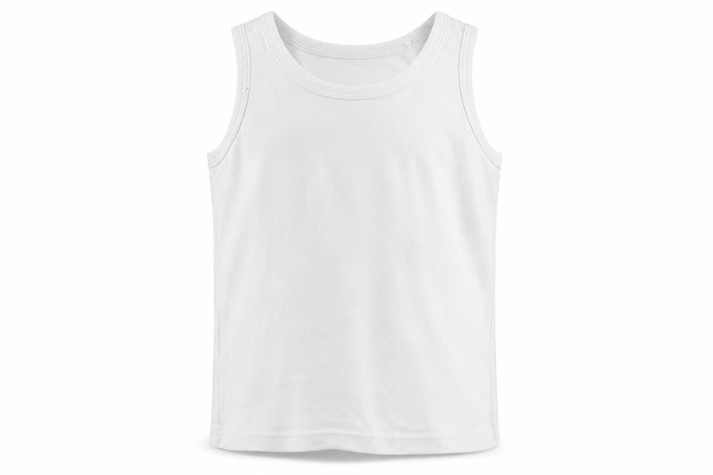 Marks & Spencer Boys White   Basic Tank Size 3-4 Years