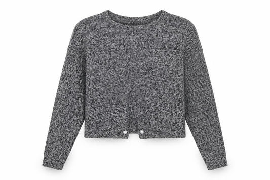 Brave Soul Womens Grey   Pullover Jumper Size M  - Open Back