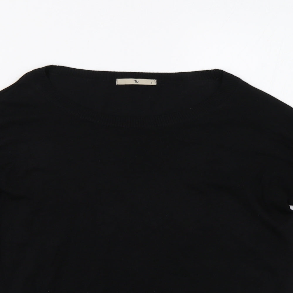 TU Womens Black   Pullover Jumper Size 8