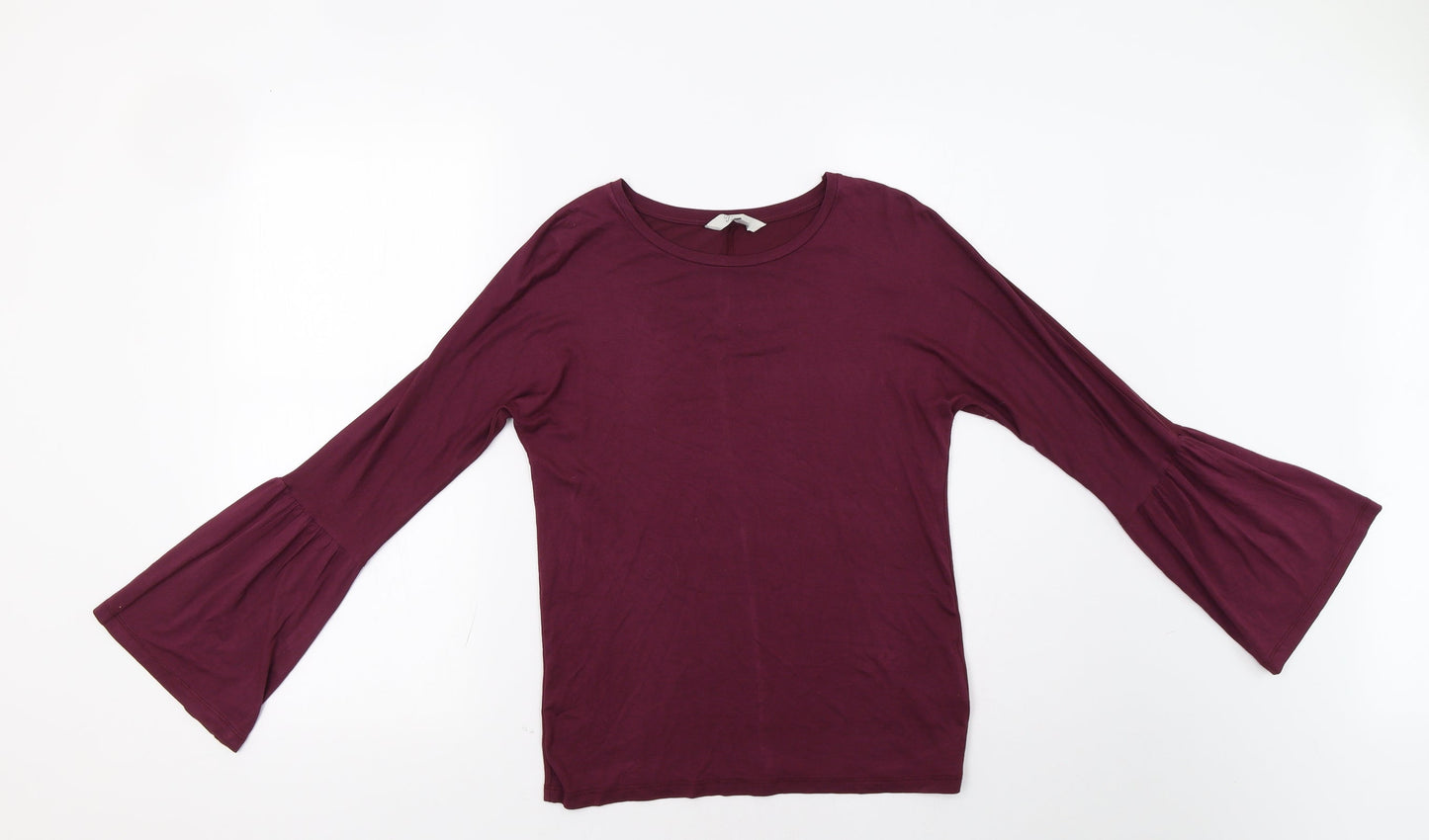 Peacocs Womens Purple   Basic Blouse Size 8