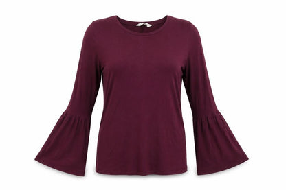 Peacocks Womens Purple   Basic Blouse Size 8