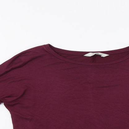Peacocks Womens Purple   Basic Blouse Size 8