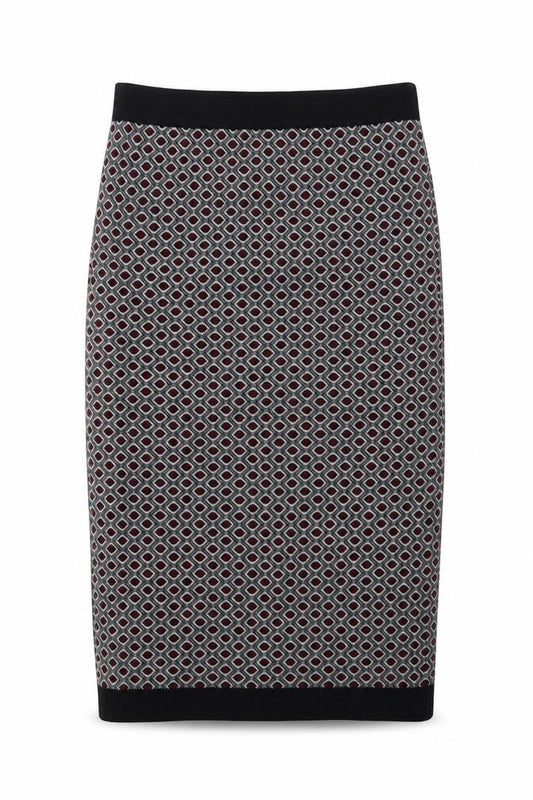 Papaya Womens Red Geometric  Straight & Pencil Set Size 10