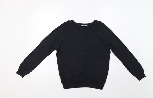 M&S Womens Grey   Pullover Jumper Size 12