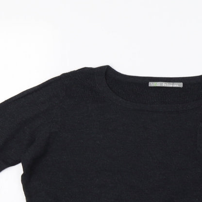 Marks & Spencer Womens Grey   Pullover Jumper Size 12