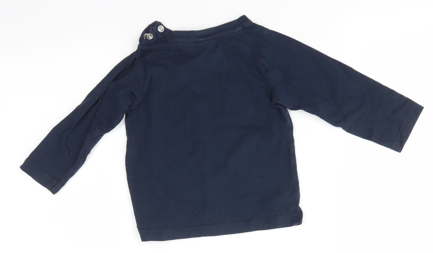 H&M Baby Blue   Basic T-Shirt Size 9-12 Months