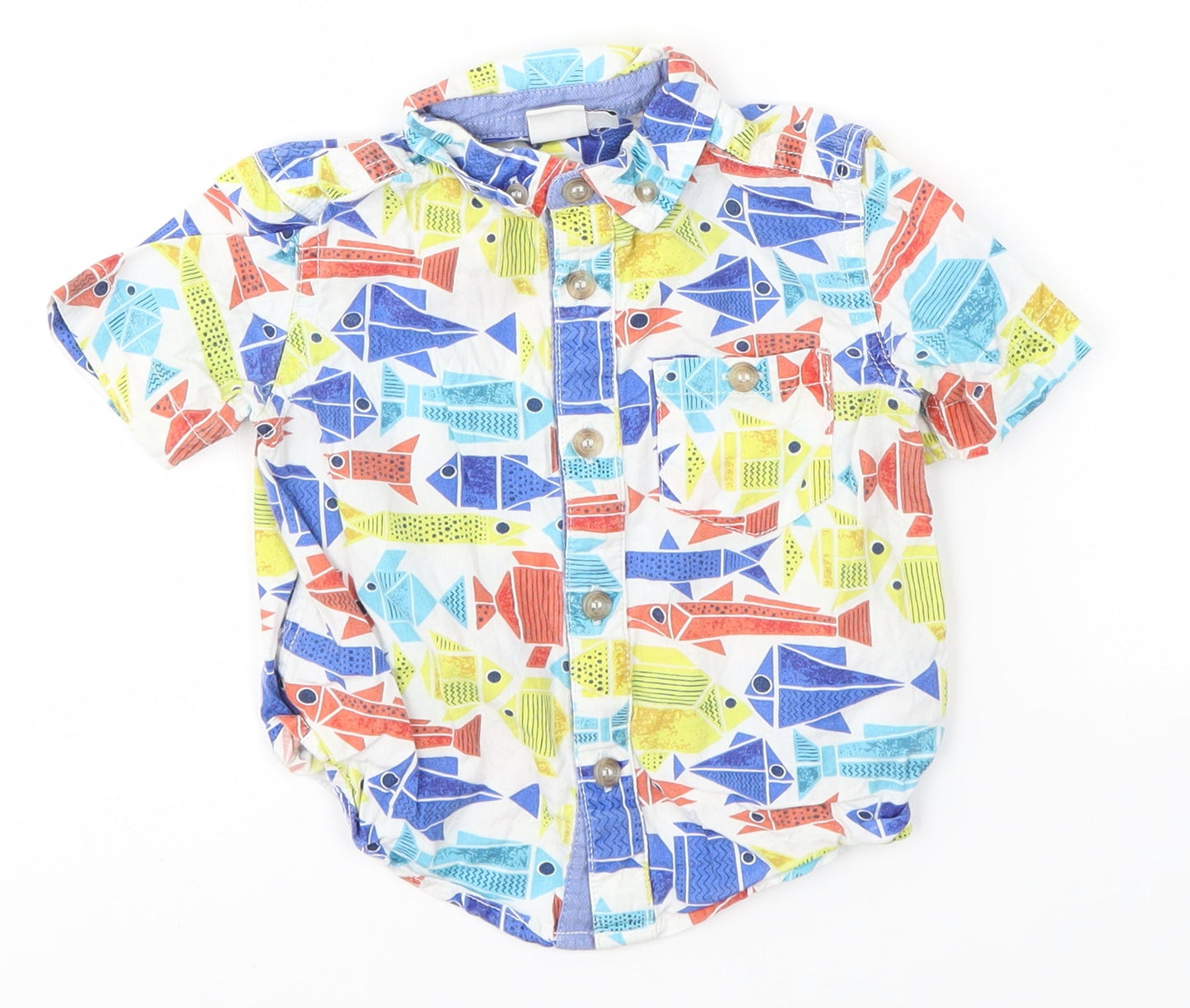 Mini Club Baby Multicoloured   Basic Button-Up Size 9-12 Months