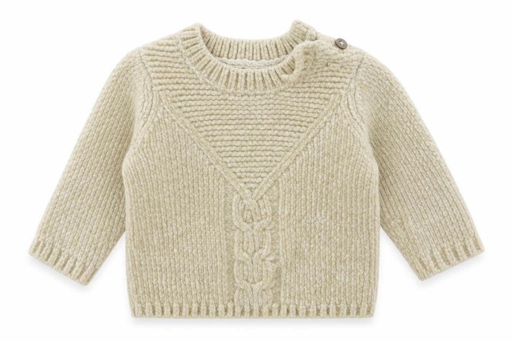 F&F Baby Ivory   Pullover Jumper Size 0-3 Months