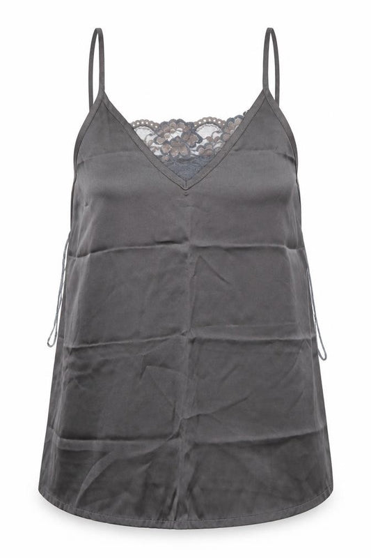 Secret Possesions Womens Grey   Camisole Blouse Size 10