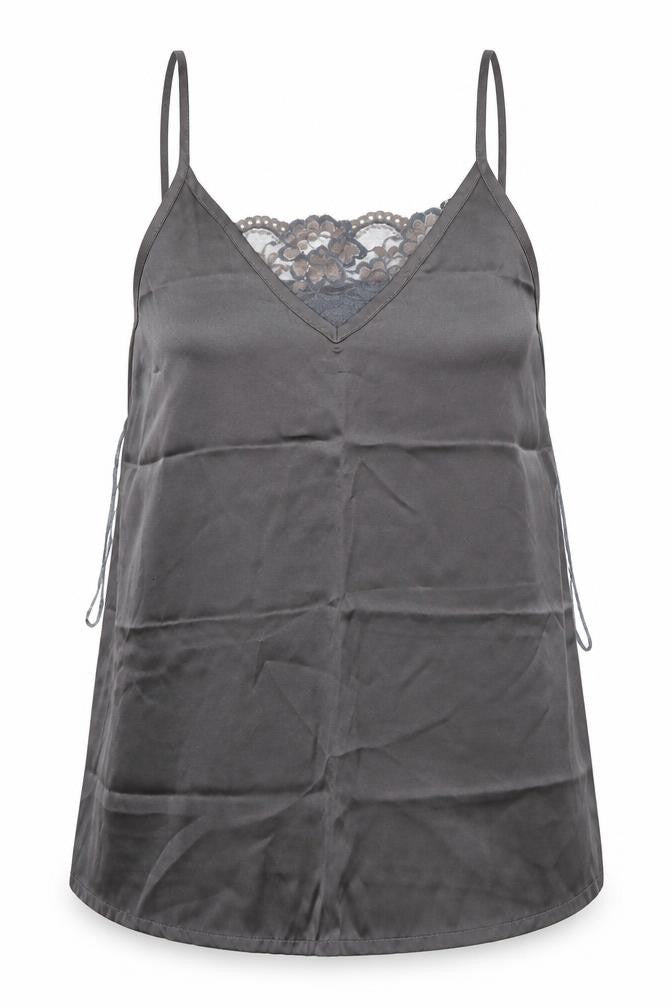 Secret Possesions Womens Grey   Camisole Blouse Size 10