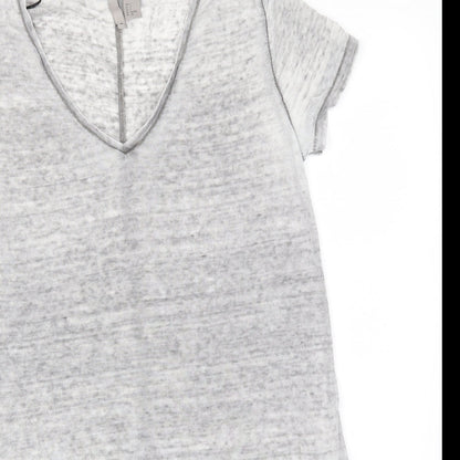 H&M Womens Grey   Basic T-Shirt Size S