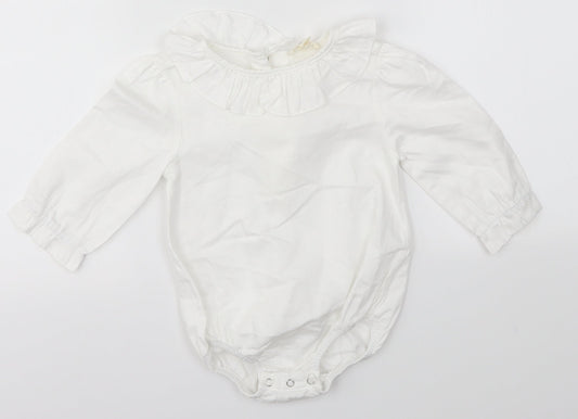 LE PETIT MICO Baby White   Basic Blouse Size 12-18 Months