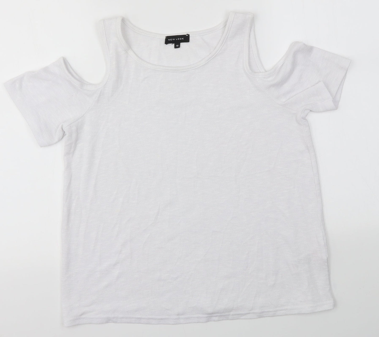 New Look Womens White   Basic Blouse Size 12