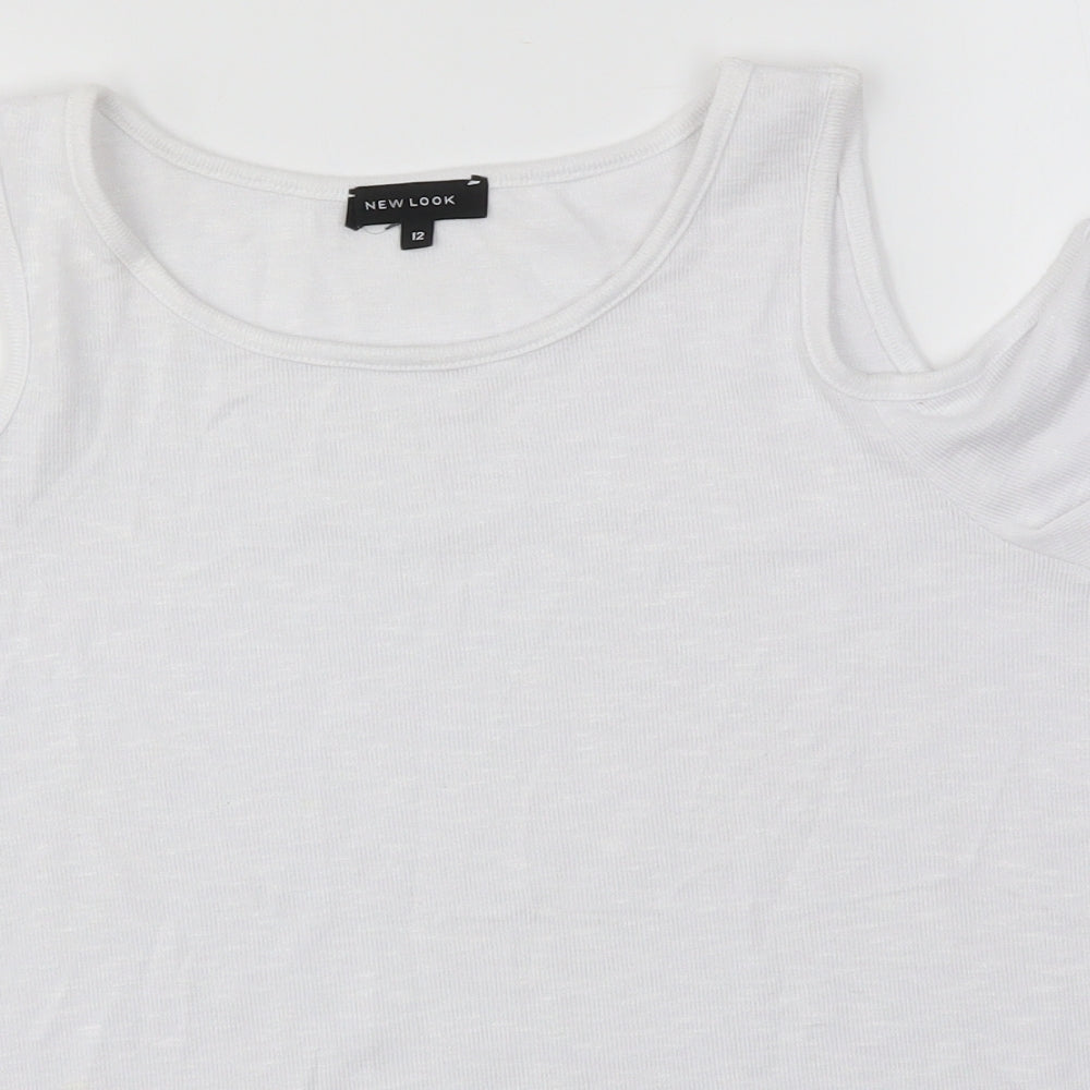 New Look Womens White   Basic Blouse Size 12