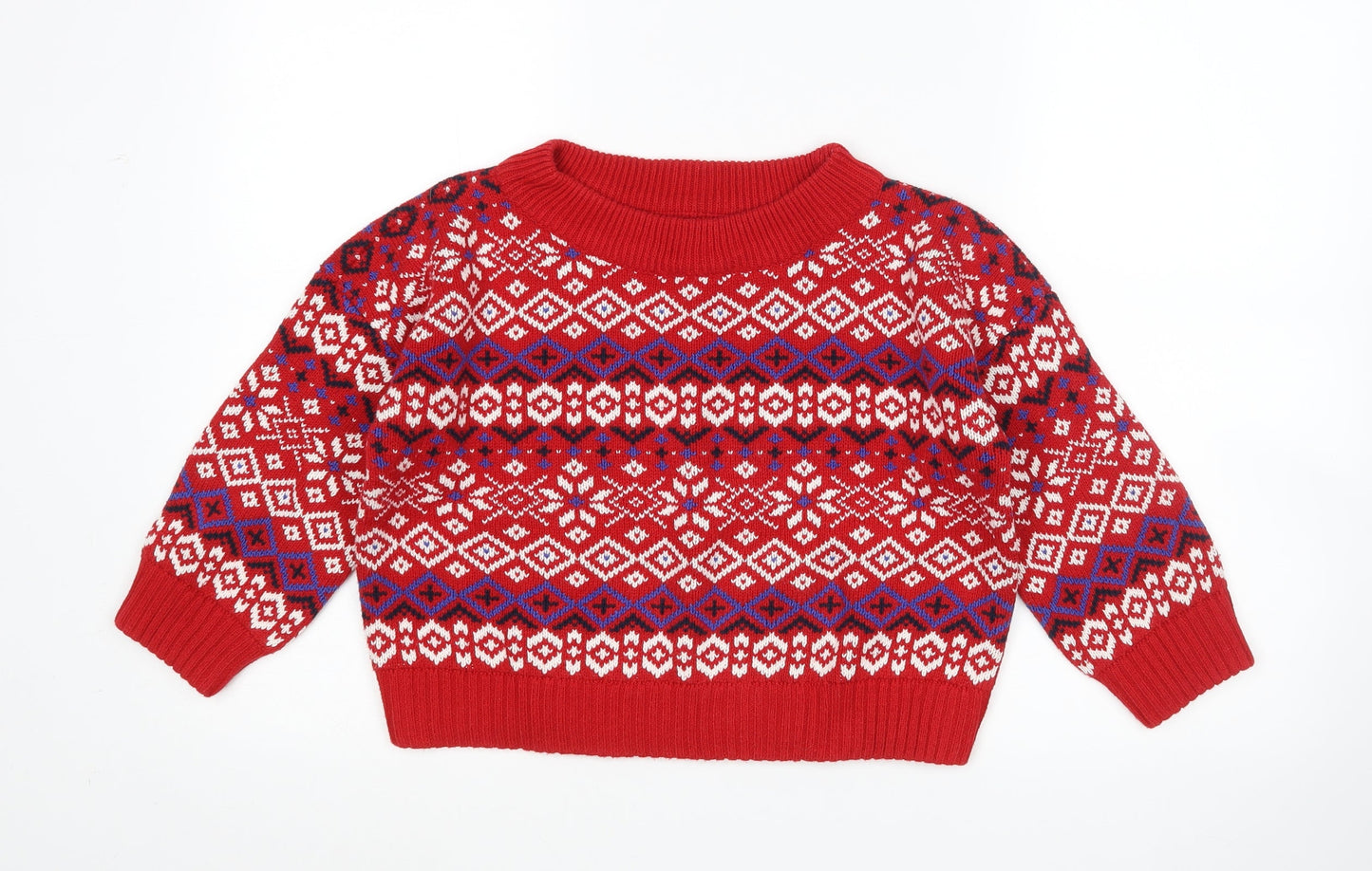 BDG Womens Multicoloured Argyle/Diamond  Pullover Jumper Size S  - Cropped