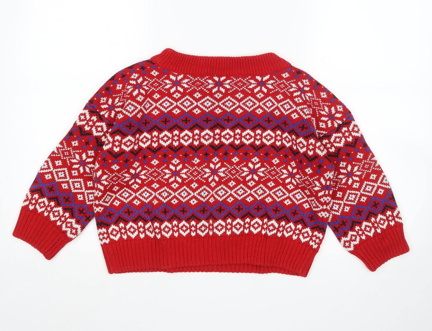 BDG Womens Multicoloured Argyle/Diamond  Pullover Jumper Size S  - Cropped