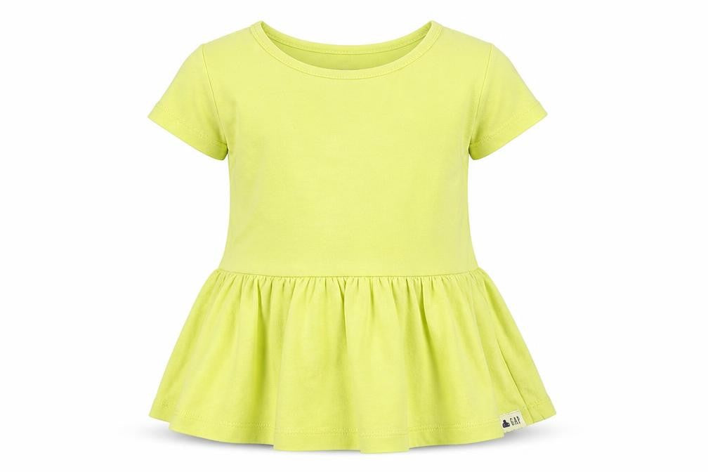 Gap Girls Yellow   T-Shirt Dress  Size 4 Years