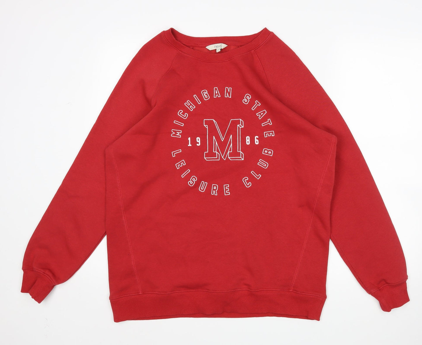 NEXT Mens Red   Pullover Sweatshirt Size M