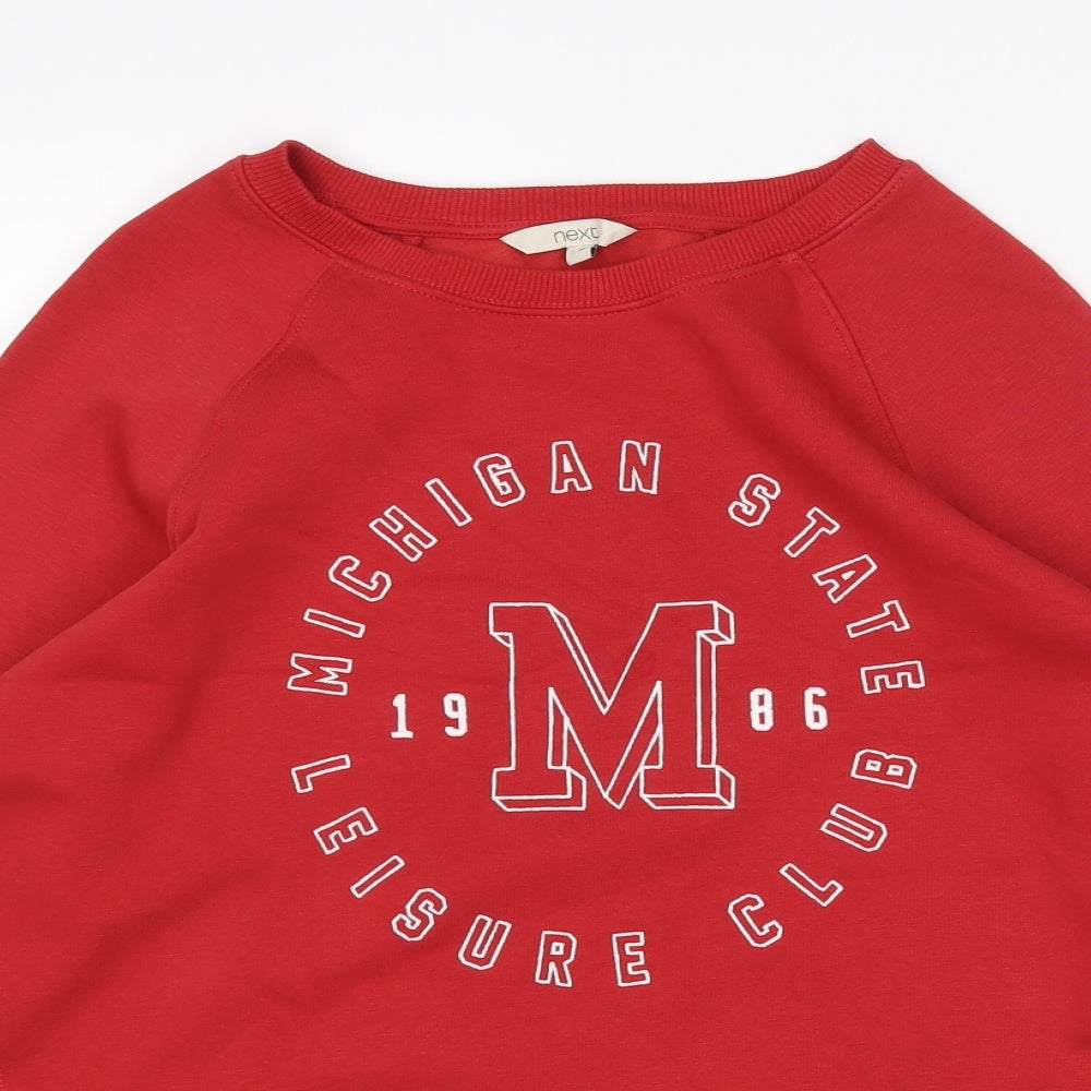 NEXT Mens Red   Pullover Sweatshirt Size M