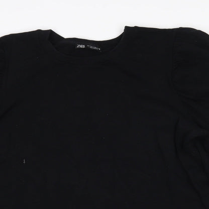 Zara Womens Black   Pullover Jumper Size S