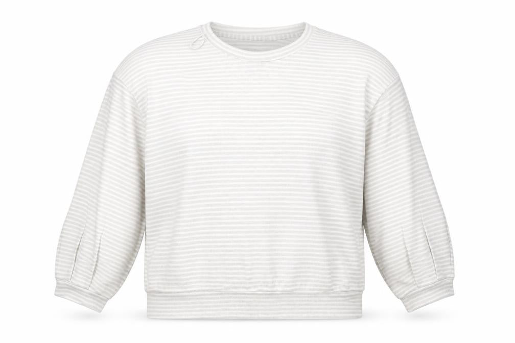 Peacocks Womens Grey Striped  Pullover Jumper Size 20