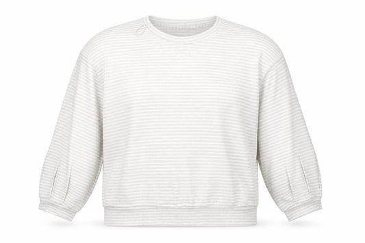 Peacocks Womens Grey Striped  Pullover Jumper Size 20