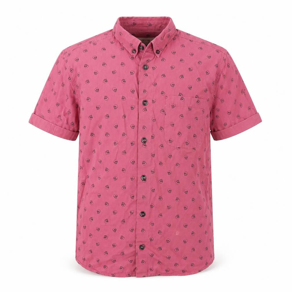 River Island Boys Pink Polka Dot  Basic Button-Up Size 10 Years