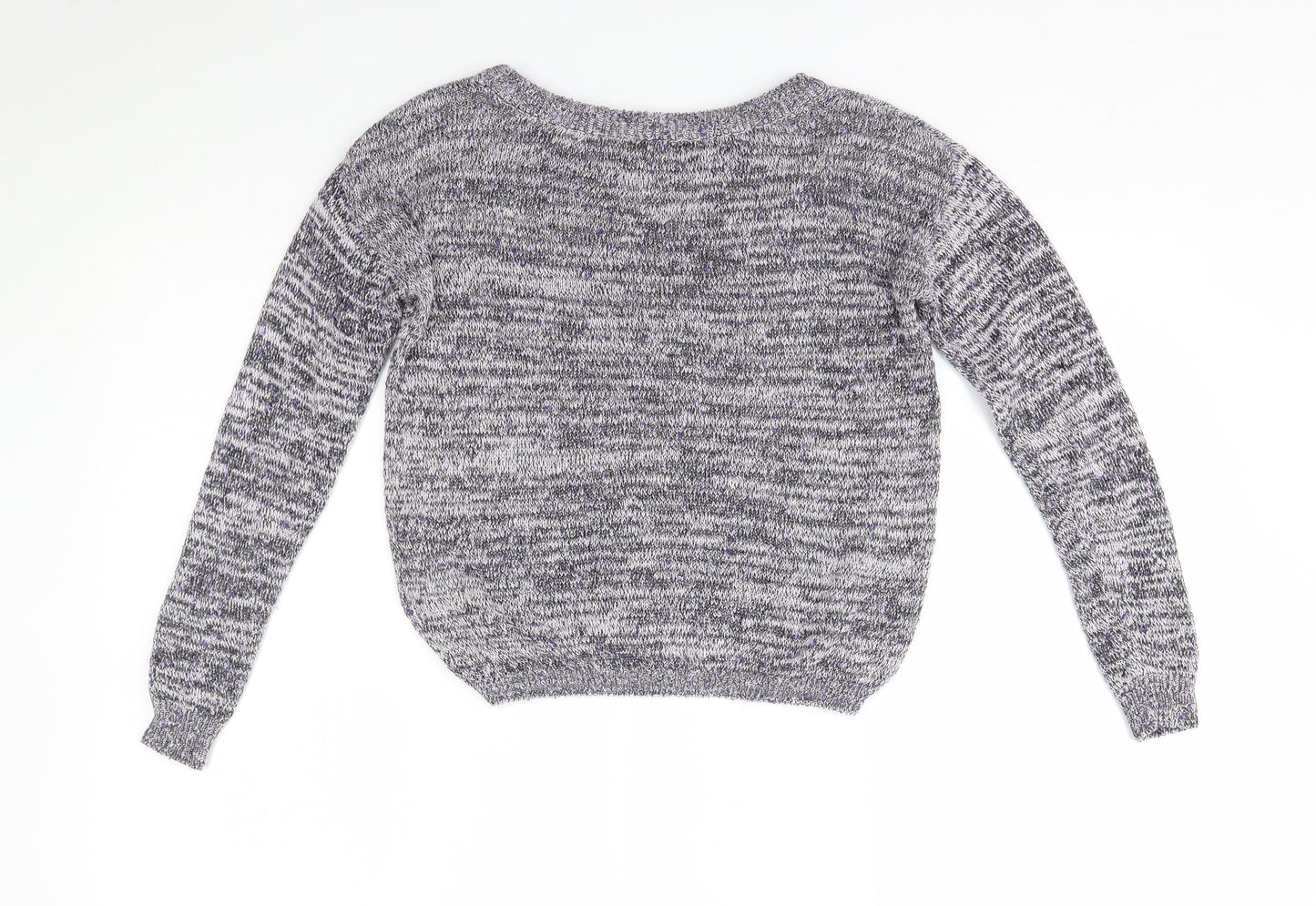 H&M Womens Pink Striped  Pullover Jumper Size 4  -