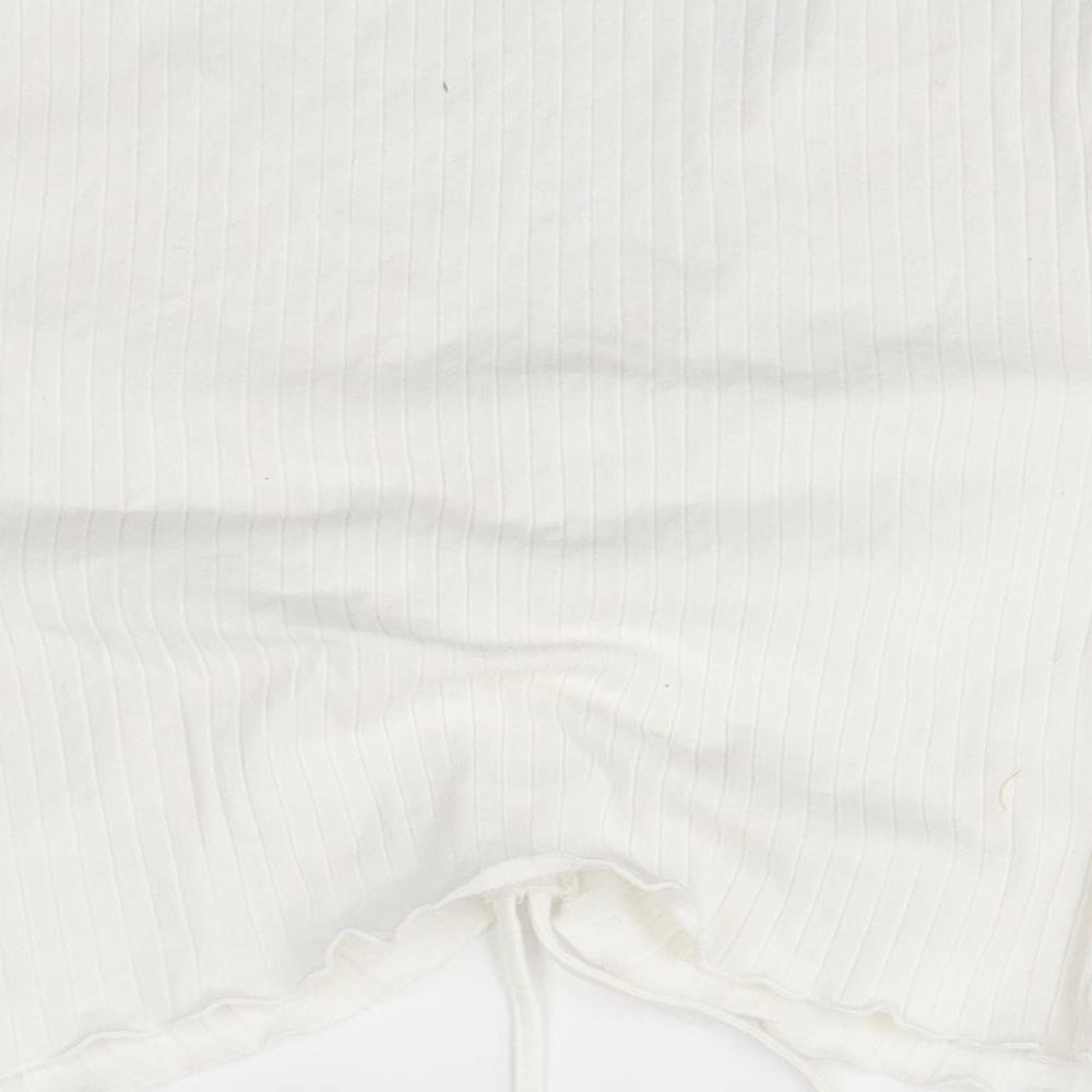 SheIn Womens White   Basic Blouse Size 2XL