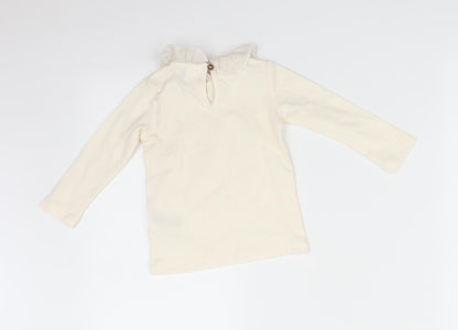 HEMA Girls Orange   Basic T-Shirt Size 6-9 Months