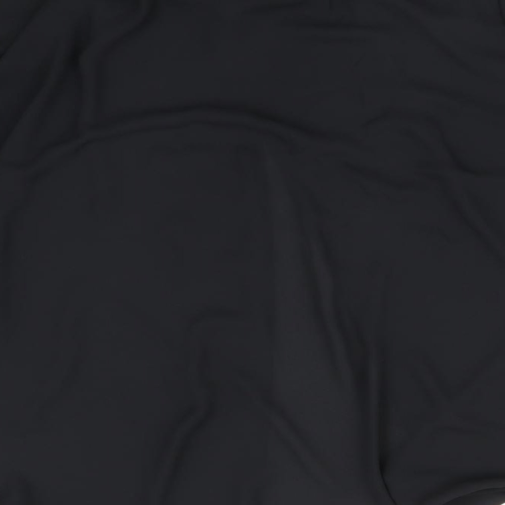 H&M Womens Black   Basic Button-Up Size M
