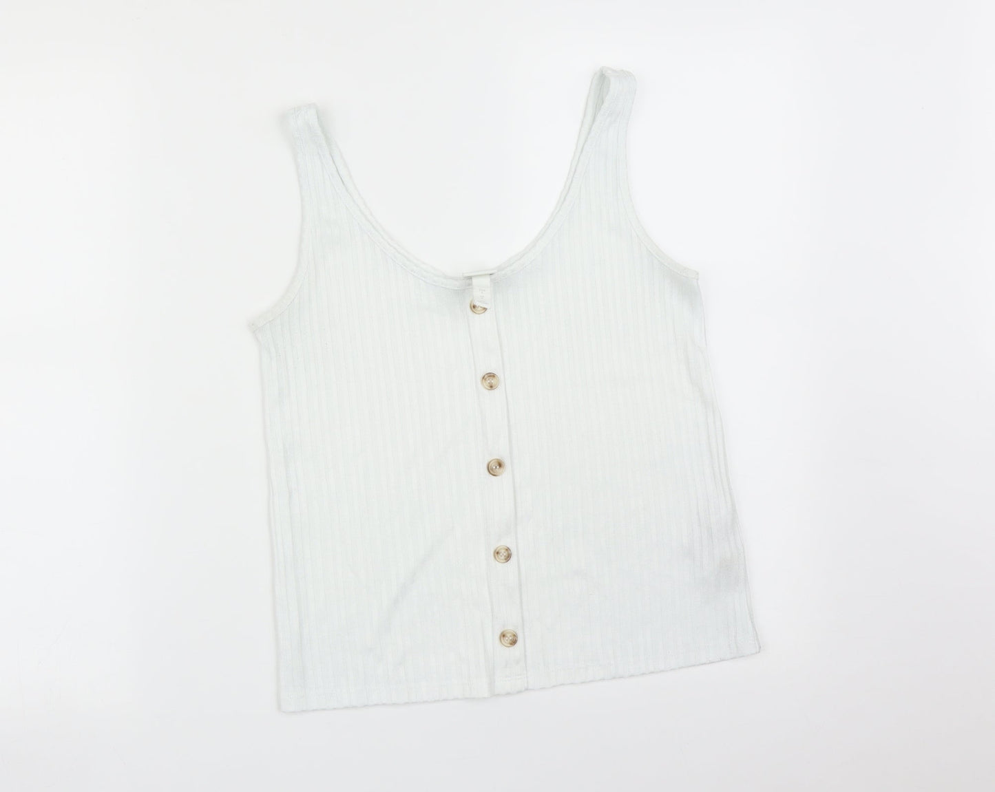 H&M Womens White   Basic T-Shirt Size S