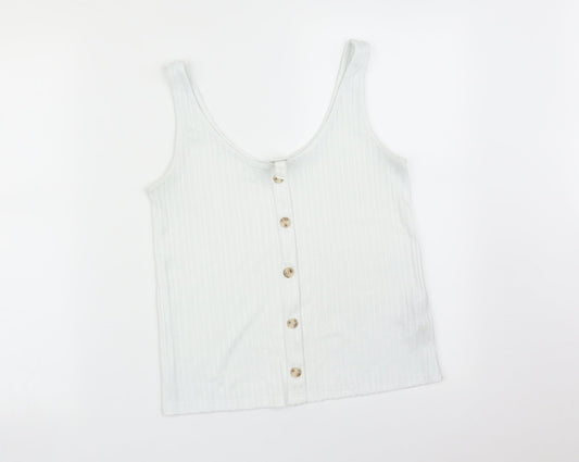 H&M Womens White   Basic T-Shirt Size S