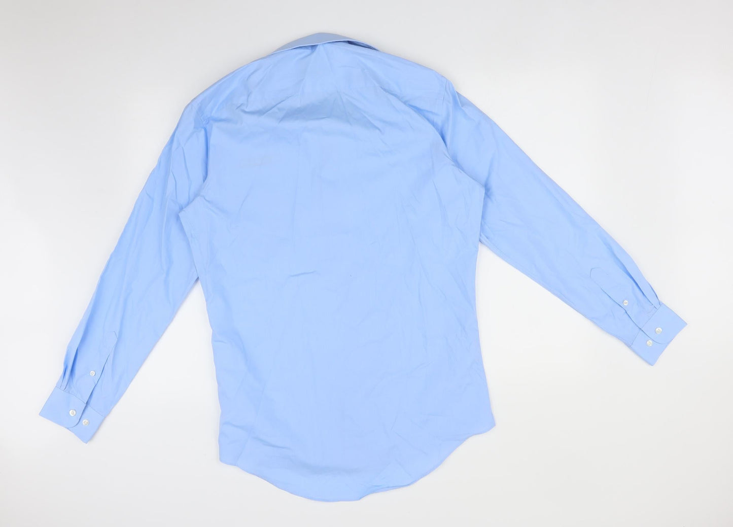 Brook Taverner Mens Blue    Dress Shirt