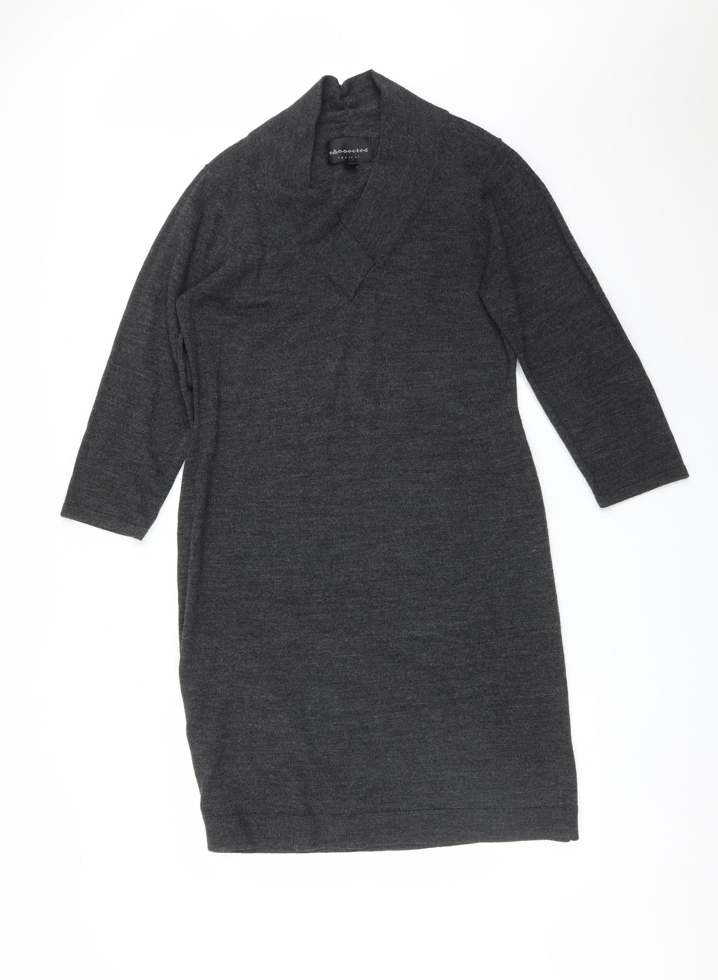 Connected Womens Grey   Bodycon  Size L