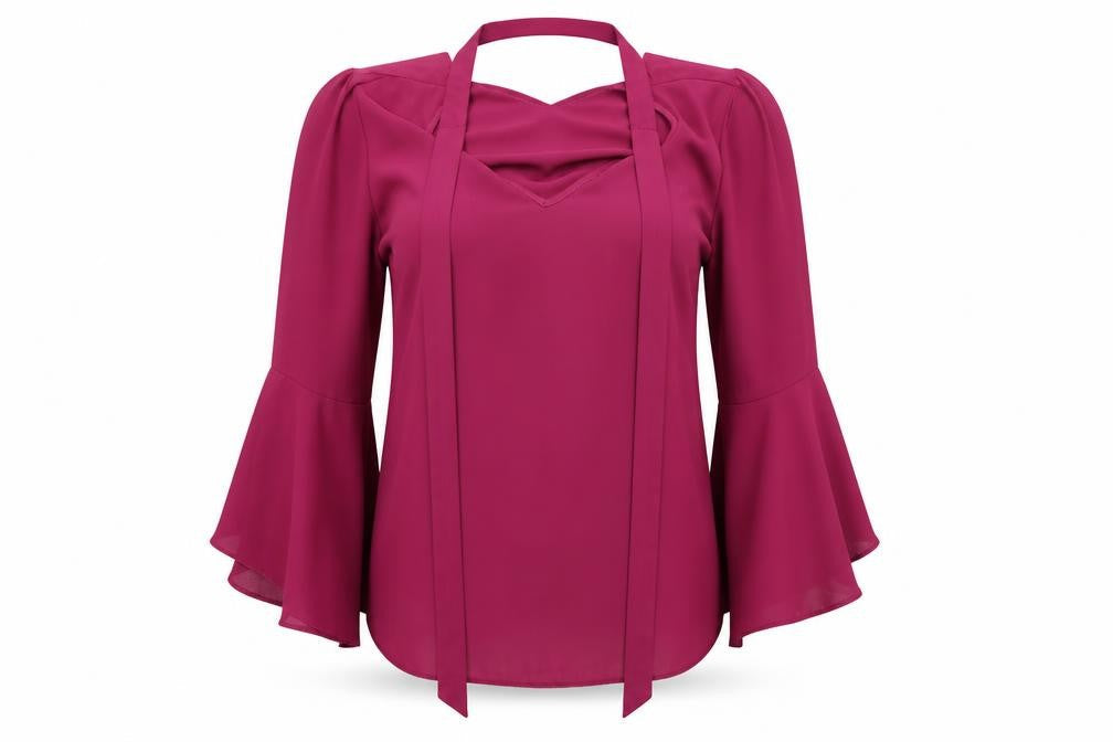 George Womens Purple   Basic Blouse Size 12
