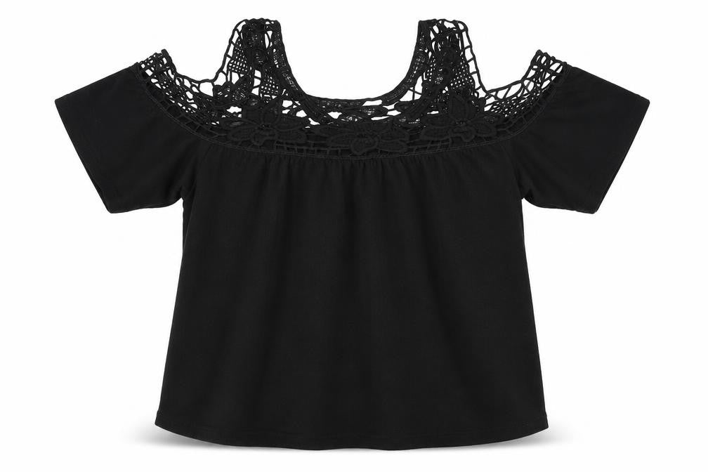 Primark Womens Black Floral  Basic Blouse Size 10