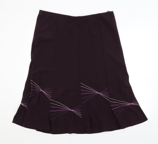 Preworn Womens Purple   Peasant Skirt