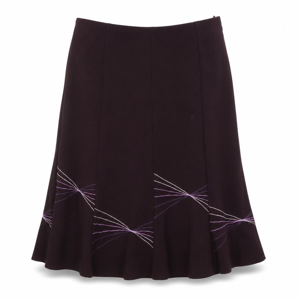 Preworn Womens Purple   Peasant Skirt