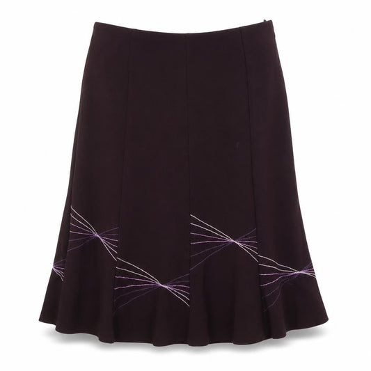 Preworn Womens Purple   Peasant Skirt
