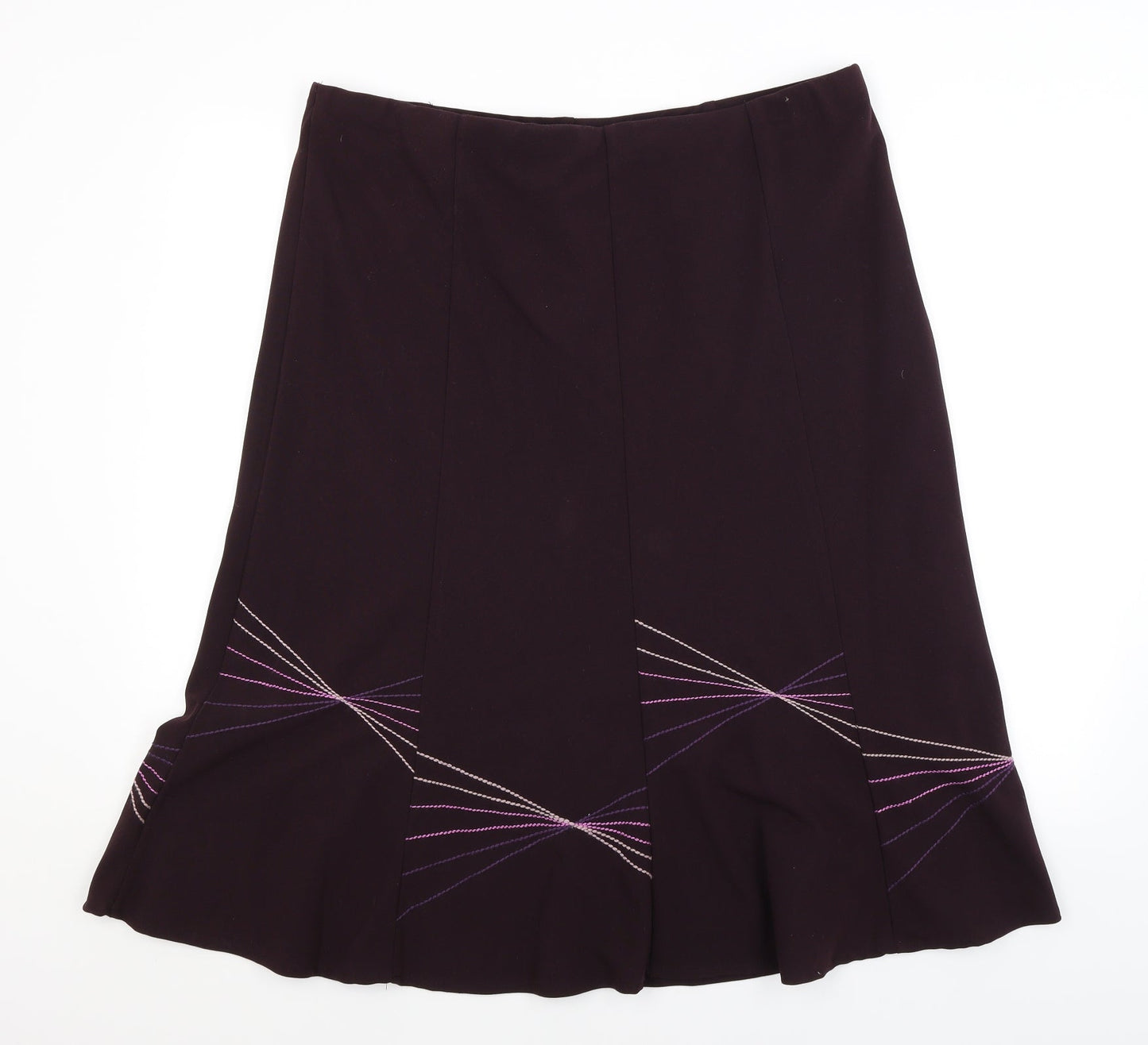 Preworn Womens Purple   Peasant Skirt