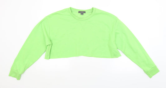 Primark Womens Green   Pullover Sweatshirt Size 14