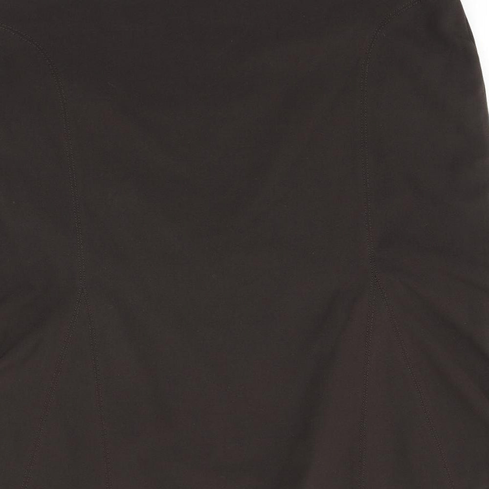Preworn Womens Brown   A-Line Skirt Size 20