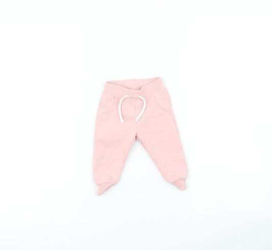 Primark Baby Pink   Jogger Trousers Size 3-6 Months
